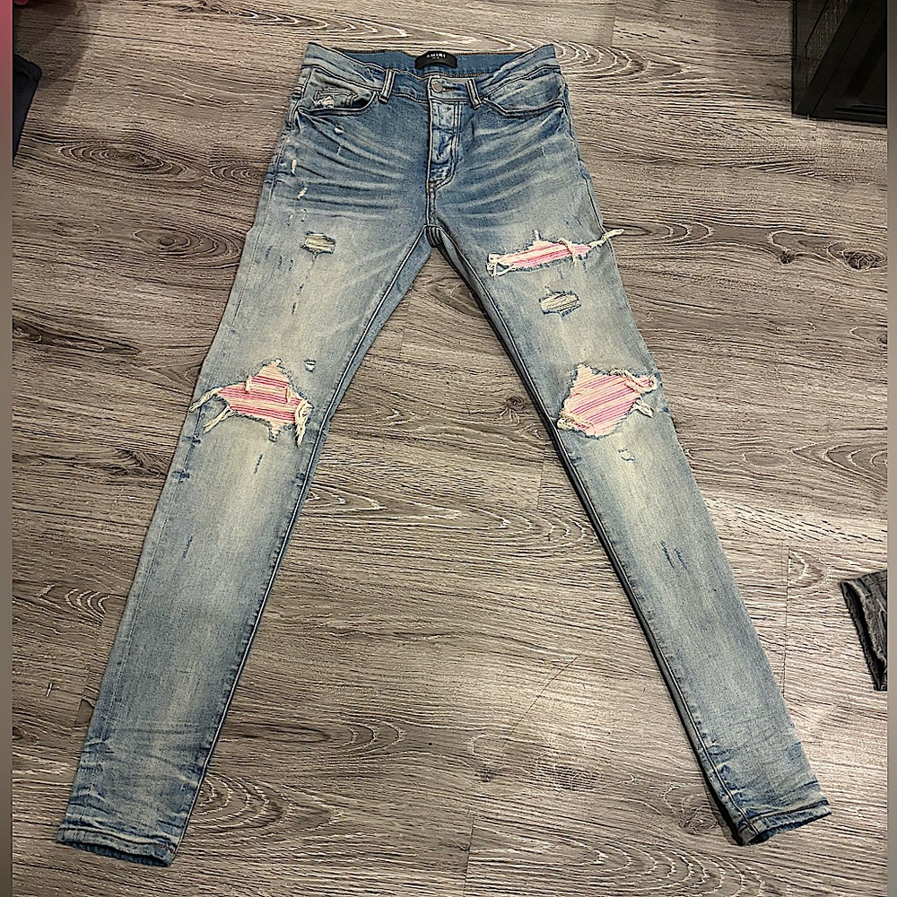 Amiri Mx1 Pink Suede